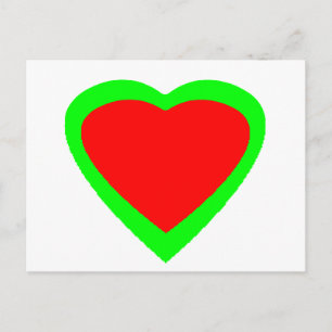 18 Color Hearts You Choose U Design Postcard