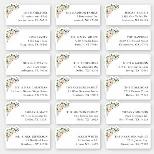105 x Save The Date Stickers Envelope Seal Geometric Floral Wedding  Collection Wedding Invitation Labels Chic Party Invitation Stickers 40mm  (1.6)