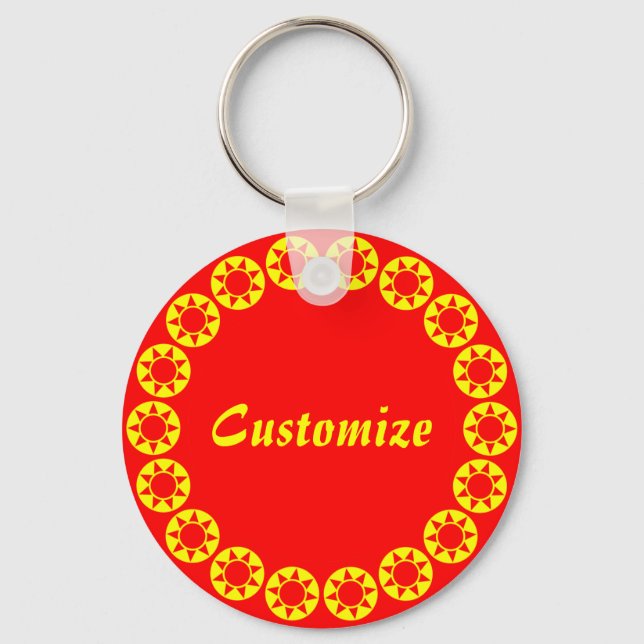 18 Hours in a Day Template v1 Keychain (Front)