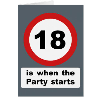 18 is when the Party Starts Cards