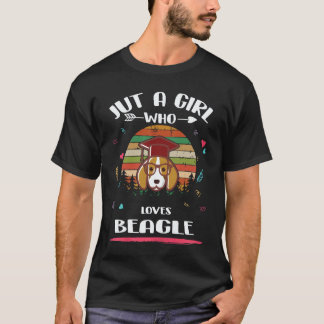 18 Just A Girl Who Loves Beagle T-Shirt