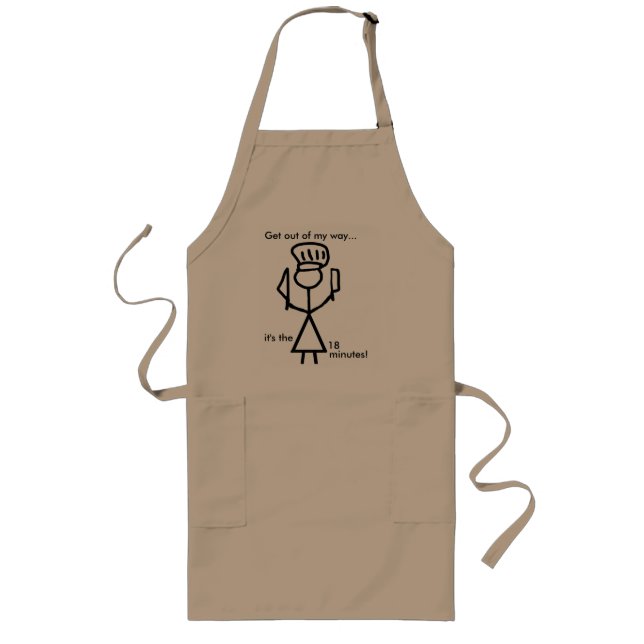 18 Minutes (Short Hair, Skirt) Long Apron (Front)
