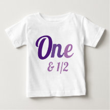 18 Month One and a Half Birthday Baby T-Shirt