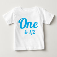 18 Month One and a Half Birthday Baby T-Shirt