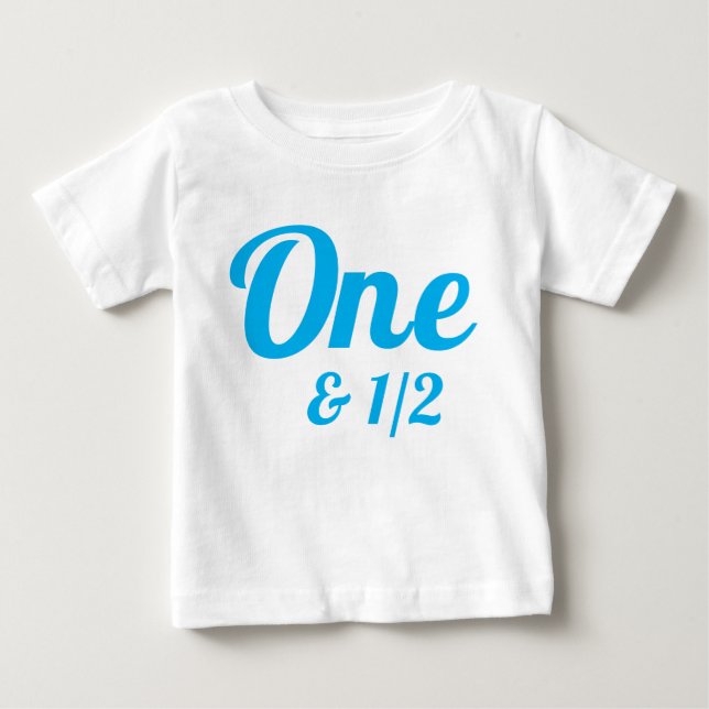 18 Month One and a Half Birthday Baby T-Shirt (Front)