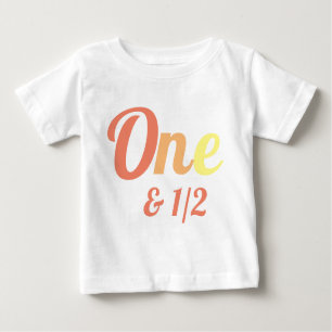 18 Month One and a Half Birthday Baby T-Shirt