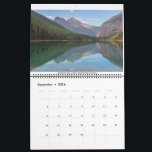 18 month scenic calendar<br><div class="desc">an 18 month calendar featuring US and Canadian national parks, a national monument and an Alaskan lake</div>