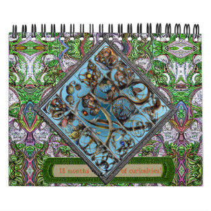 18-month Strange Designs Montage Calendar