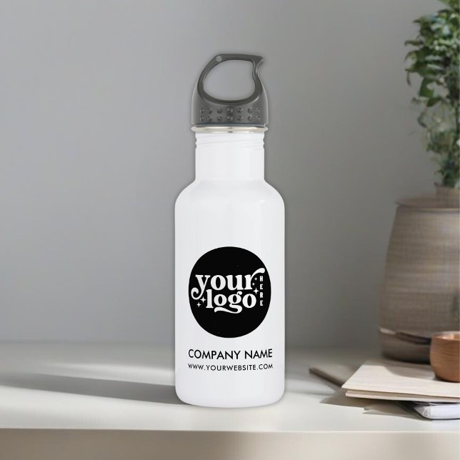 18 oz Personalized Water Bottle with Company Logo (Creator Uploaded)