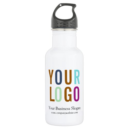 18 oz Stainless Steel Water Bottle with Your Busin