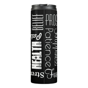 18 Personalized Names or Words Best Wishes Thermal Tumbler