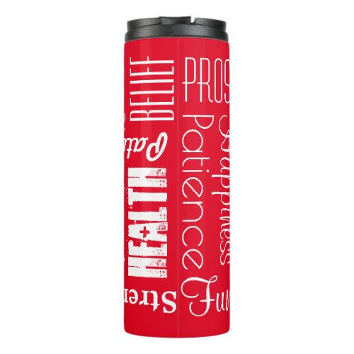 18 Personalized Names or Words Best Wishes Thermal Tumbler