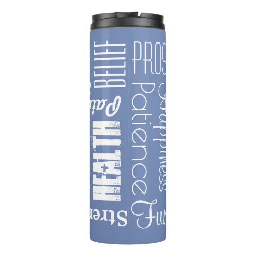 18 Personalized Names or Words Best Wishes Thermal Tumbler