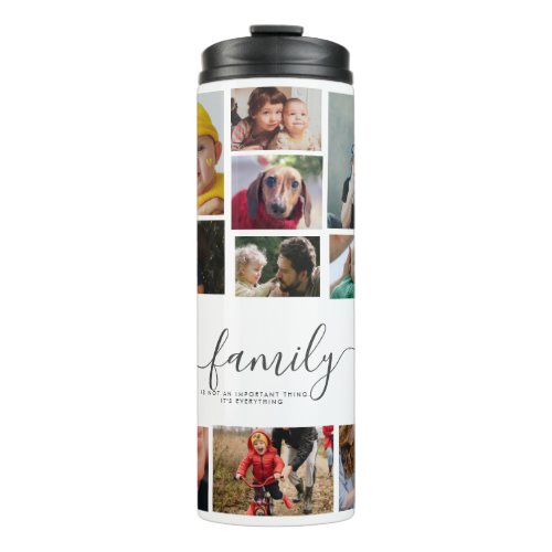 18 Photo Collage Cute Family Love Memory Thermal Tumbler