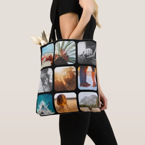 18 Photo Double Sided Black Carry Bag