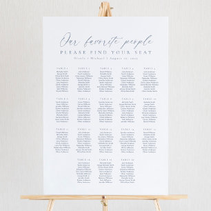 18 Tables Our Favorite People Seating Chart Foam Board