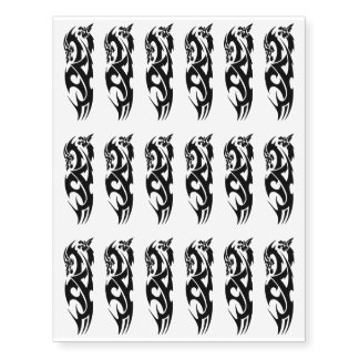 18 tribal Dragons temporary tattoos, 3inch each. Tattoos