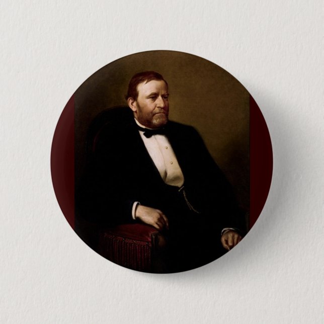 18 Ulysses S. Grant Pinback Button (Front)