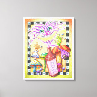 18"X22" CANVAS PRINT - WorCHESHIRE CAT