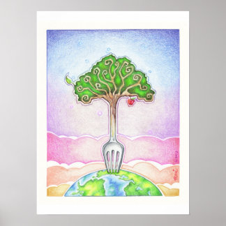 18"X24" ARCHIVAL PRINT - FOOD FOR LIFE