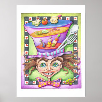 18"X24" ARCHIVAL PRINT - THE MAD PLATTER