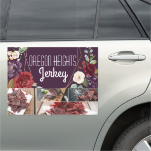 18"x24" Business Announcement Car Magnet Plum Purp