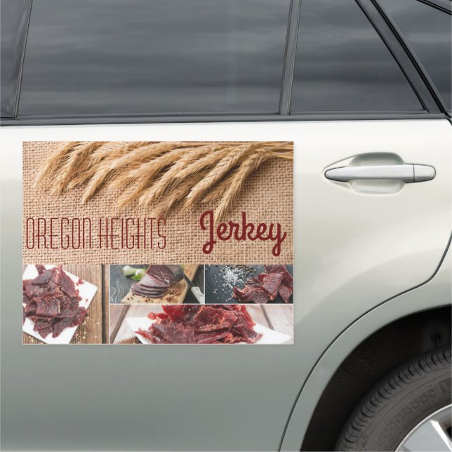 18"x24" Business Announcement Car Magnet Wheat on (In Situ)