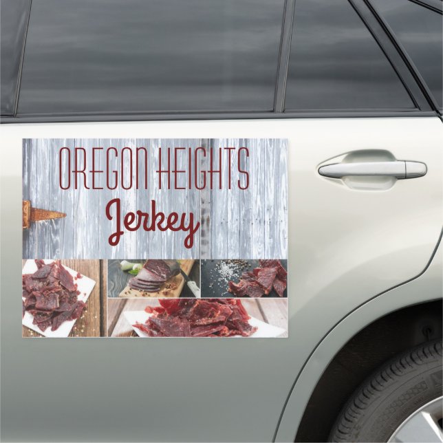 18"x24" Business Announcement Car Magnet White Was (In Situ)