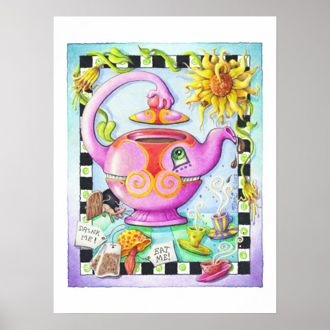18"X24" POSTER - MAD ABOUT TEA PARTY (Front)