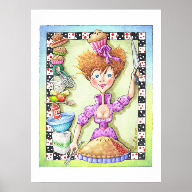 18"X24" POSTER - QUEEN OF TARTS (Front)