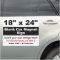 18" x 24" Design Your Own Car Magnet