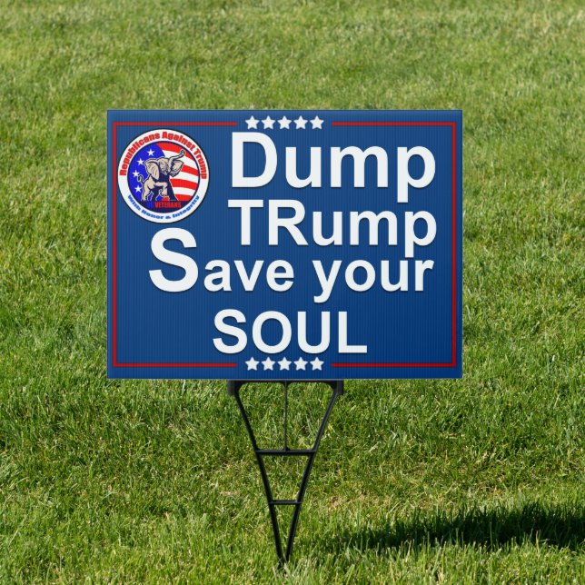 18" x 24" Double sided Save Your Soul Sign (Insitu)