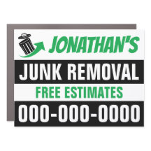 18” x 24” Junk Removal Car Magnet