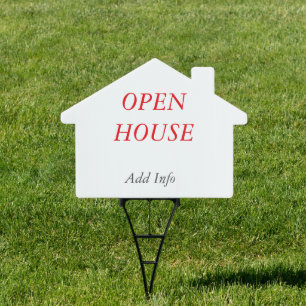 18" x 24" 'Open House' House Yard Sign