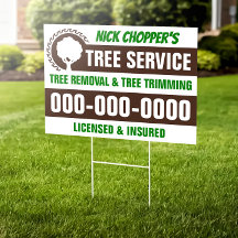 18” x 24” Tree Service Yard Sign