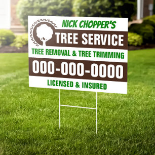 18” x 24” Tree Service Yard Sign
