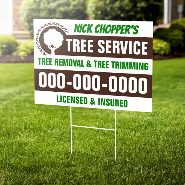 18” x 24” Tree Service Yard Sign (Creator Uploaded)