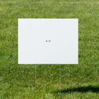 18" x 24" Yard Sign with Wire Stake