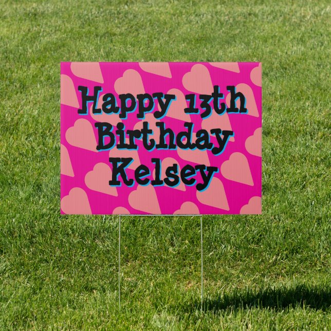 18" x 24" Yard Sign with Wire Stake Stand (Insitu)