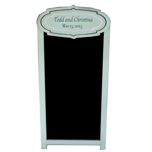 18" x 38" Wedding Chalkboard   (Front)