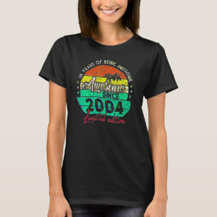 18 Year Of Being Awesome 18 Birthday 18 Year Old T-Shirt