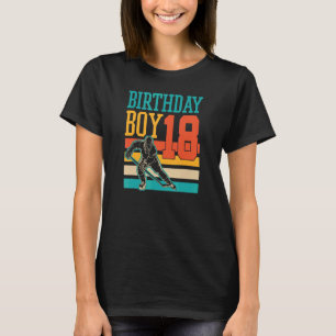 18 Year Old Ice Hockey Themed 18th Birthday Party  T-Shirt