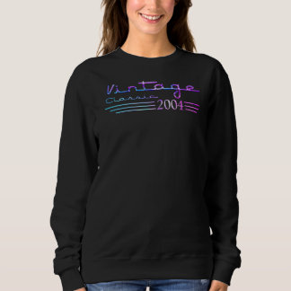 18 Year Old Vintage 2004 18th Birthday Sweatshirt