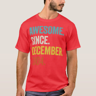 18 Years Old Awesome Since December 2004 18th Birt T-Shirt