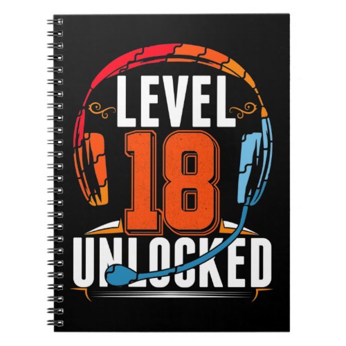 18 Years old Video Gamer Kid Cool Gaming Notebook