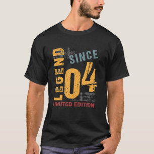18 Years Old Vintage 2004 18Th Birthday Decoration T-Shirt