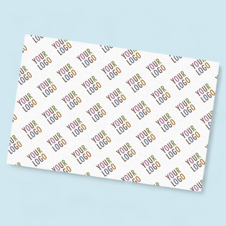 18lb Tissue Paper With Company Logo Low Minimum