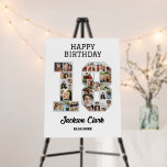 18th Birthday Anniversary Number 18 Photo Collage Foam Board<br><div class="desc">Celebrate 40th birthday or wedding anniversary with this printable photo collage foam board. Choose your favorite photos for display. Customize the name, text and date to fit your occasion. This will be a lovely keepsake with personalized message to look back on with family and friends. If you need any other...</div>