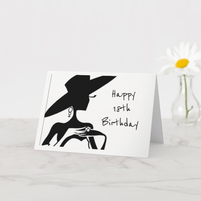 **18th BIRTHDAY** CELEBRATE YOU!!!! Card (Small Plant)