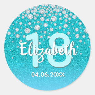 18th Birthday Stickers | Zazzle